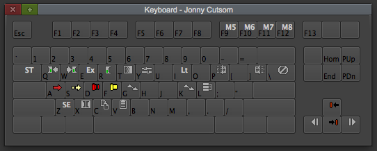 Keyboard layout shift