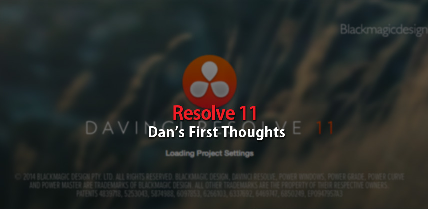 Davinci Resolve 11 first impressions