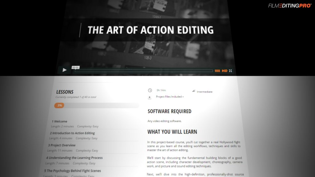 Editing courses to learn editing