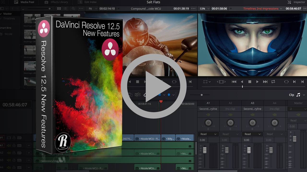 Training on new features in Resolve 12.5