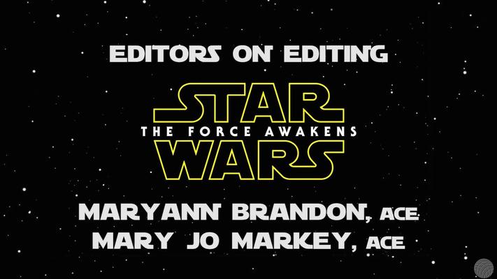 StarWars Force Awakens editors