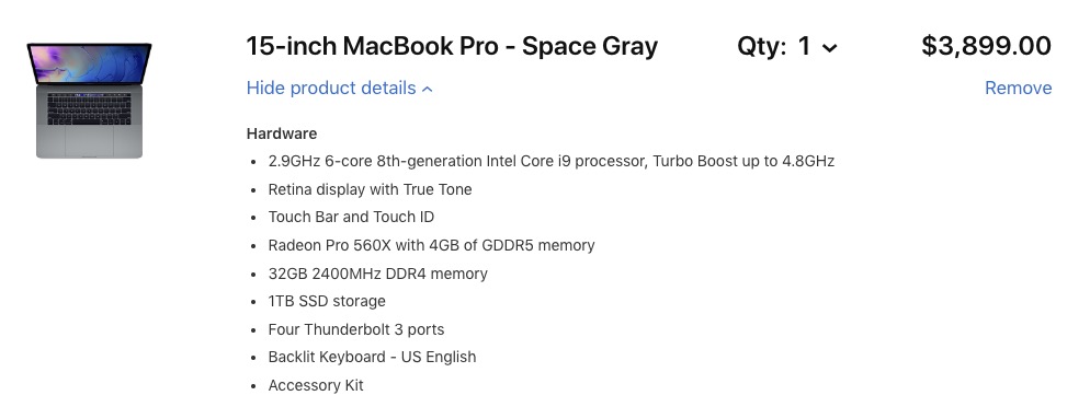 best macbook pro spec for film editing