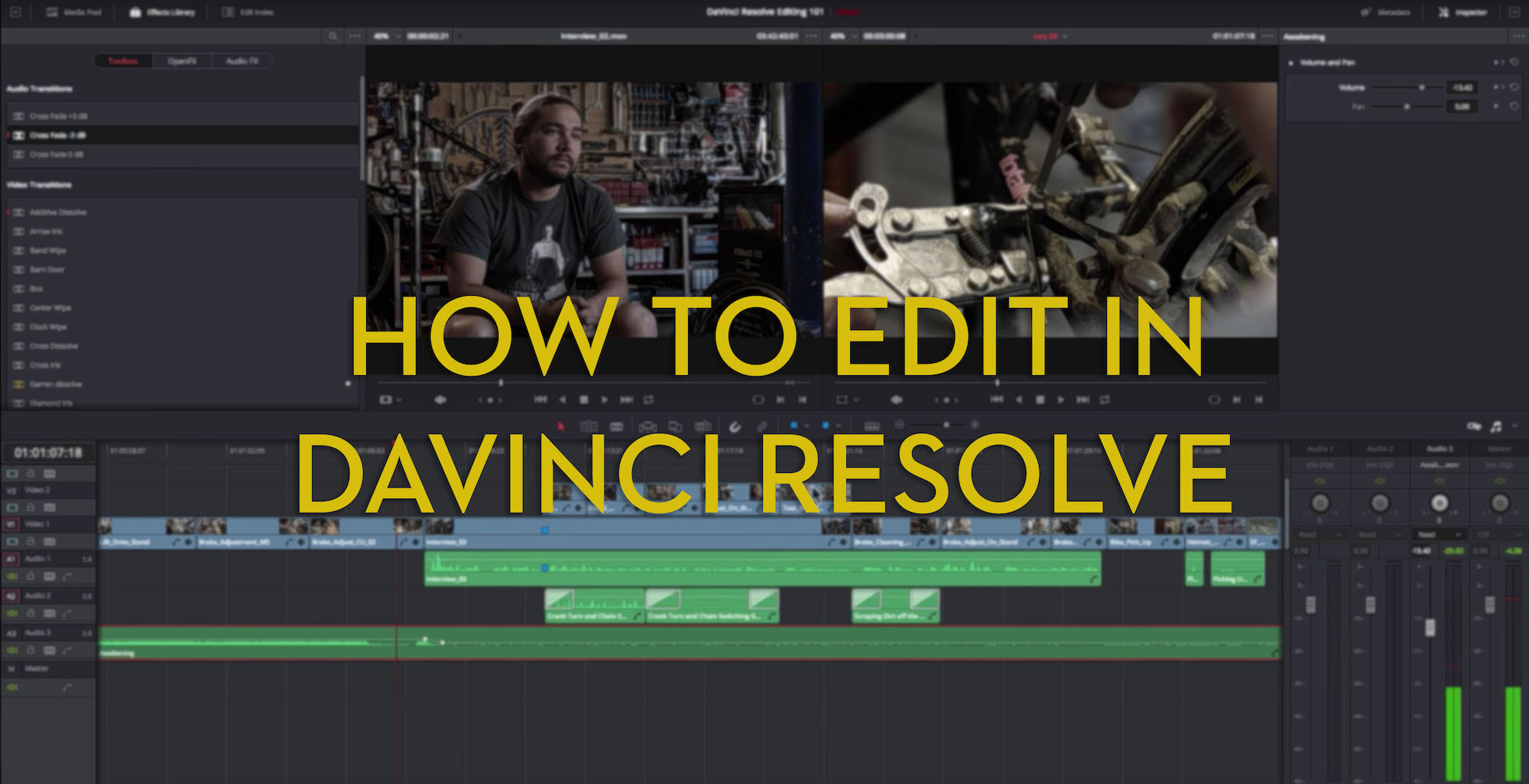 How To Edit In DaVinci Resolve | Jonny Elwyn - Film Editor