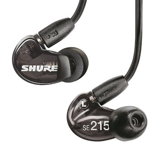 Shure SE215 in ear headphones