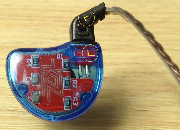 how to attach cable to IEM