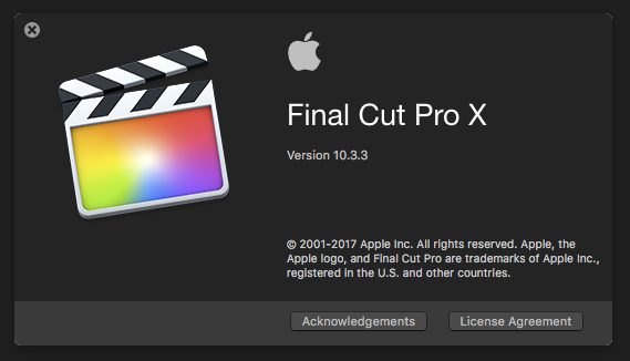 final cut pro 10.3.3 update