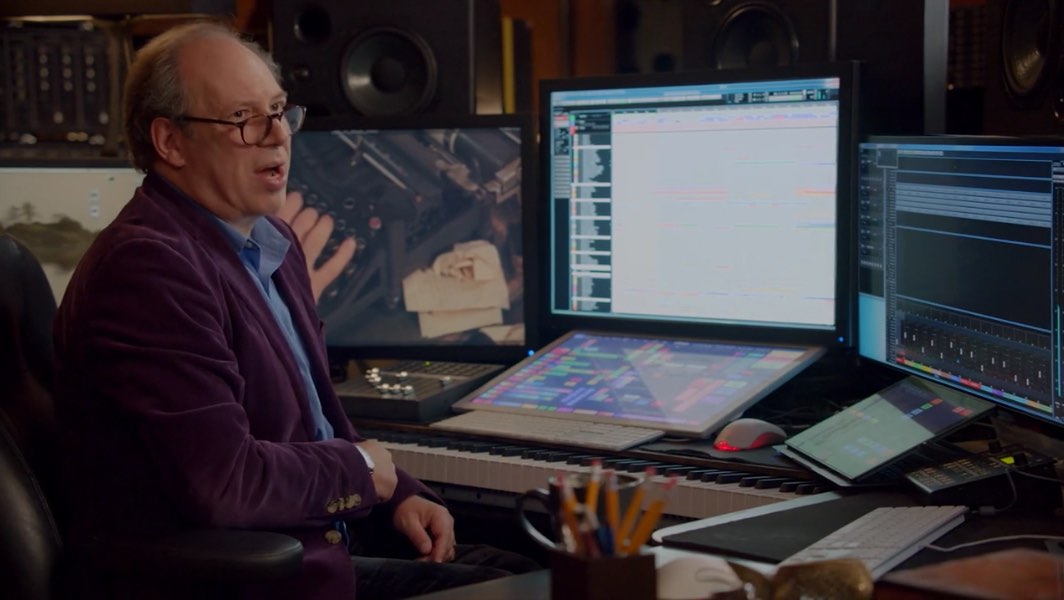 Hans Zimmer composing studio