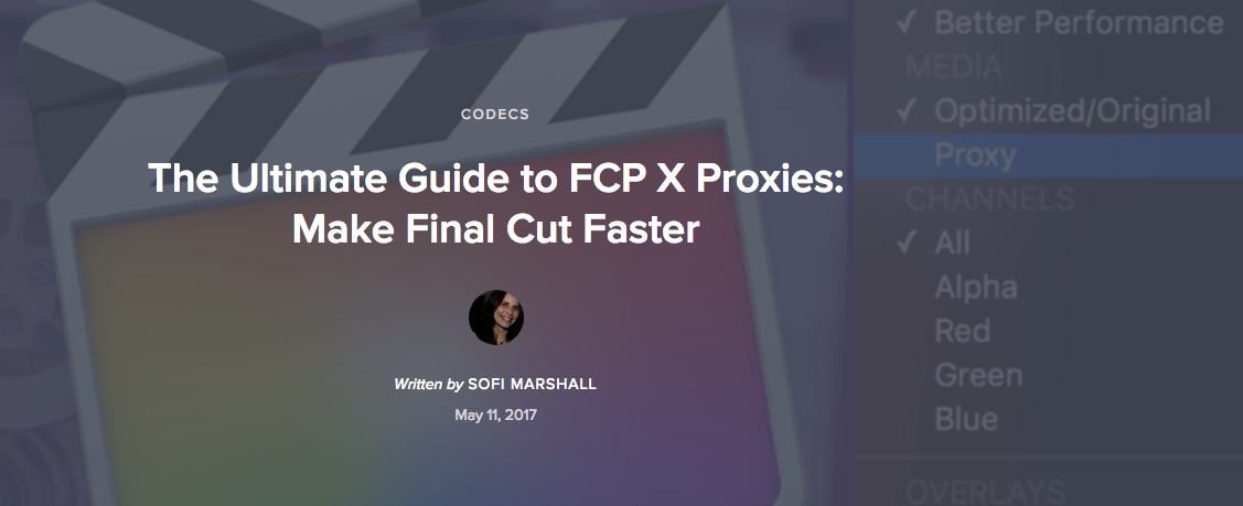 FCPX proxy workflow step by step guide