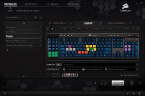film editing keyboards corsair customising software