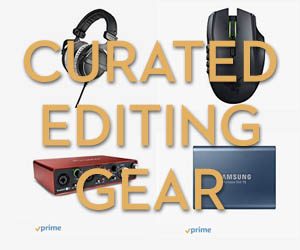 Curated Film Editing Gear on Amazon