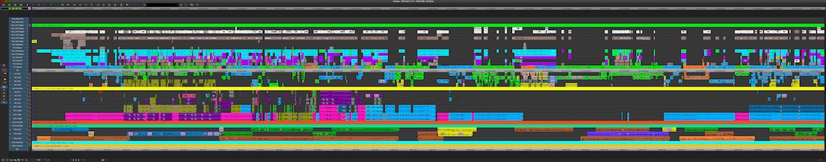 editing timelines from hollywood movies