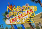 NAB 2018 promo codes