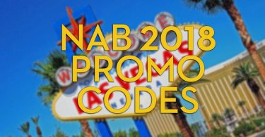 NAB 2018 promo codes