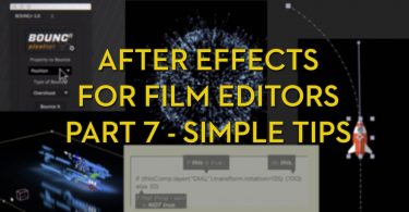 after effects for film editors