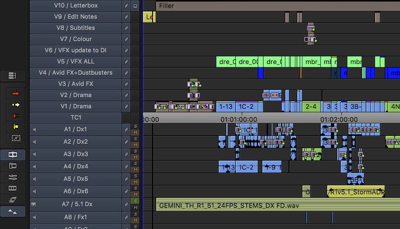 mission impossible editing timeline