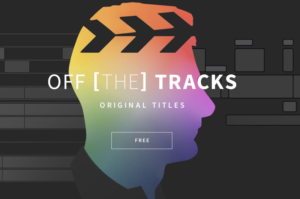 off the tracks fcpx movie promo code