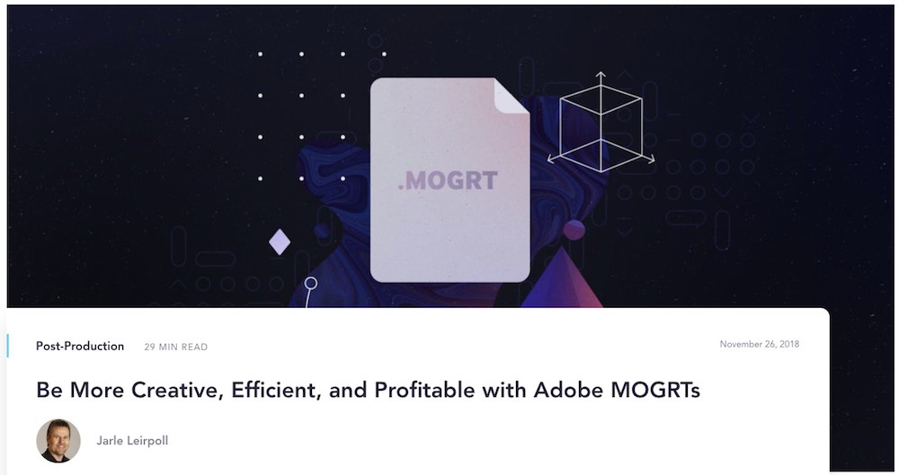 guide to making mogrts