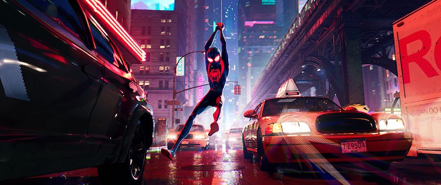 spiderman into the spiderverse colour grade