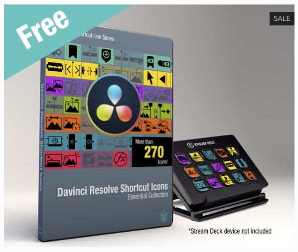 free stream deck icons for davinci resolve