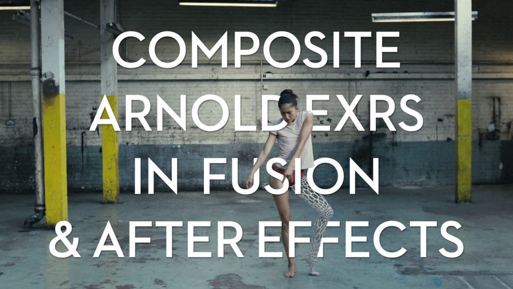 composite arnold exr renders